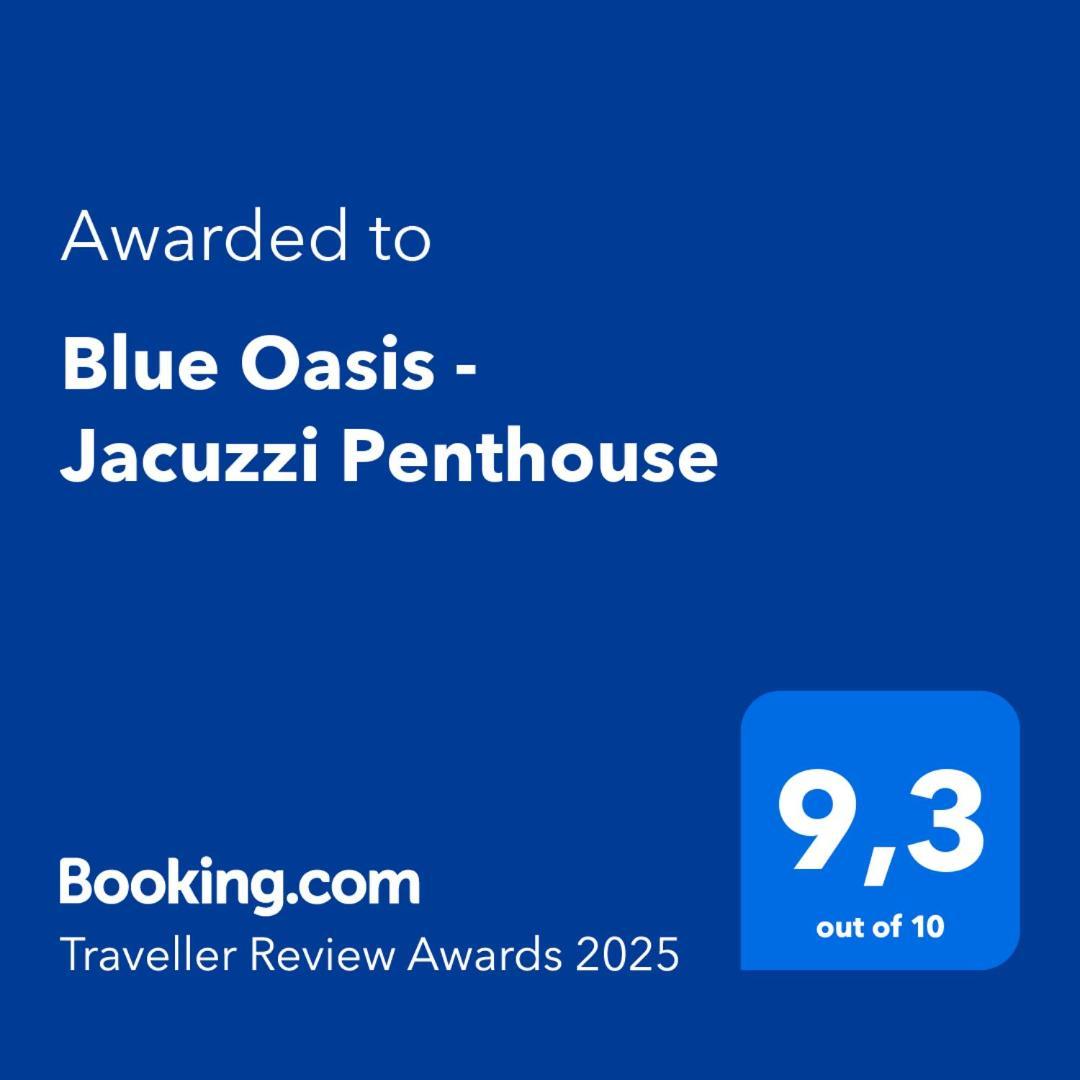 Blue Oasis - Jacuzzi Penthouse Apartment Athena Bagian luar foto